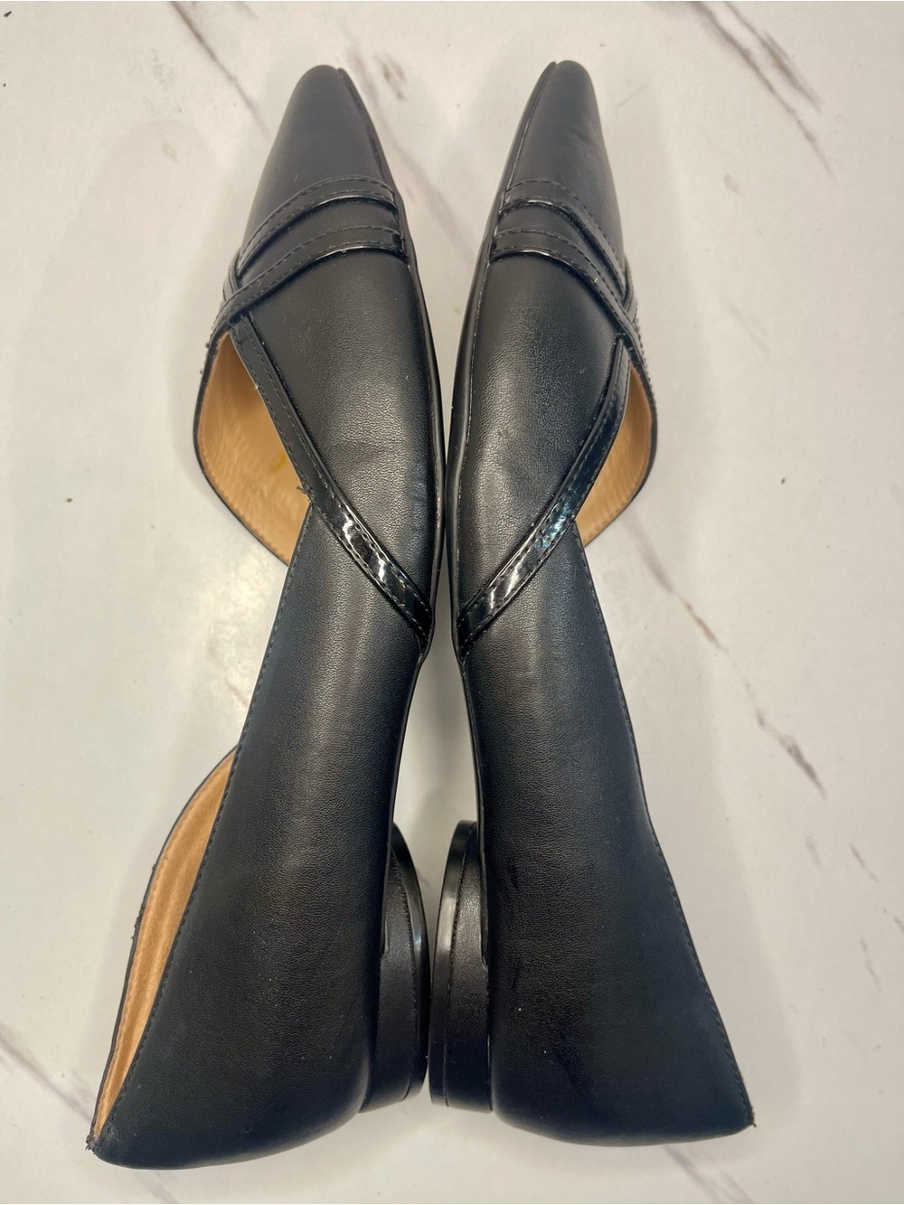 Naturalizer Women's Black Paden Pump - flats Pointed Toes Dressy Shoes Size 7.5M - Picture 7 of 9